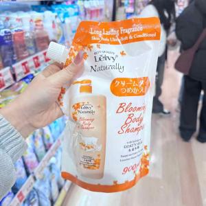 日本版 LEIVY 山羊奶沐浴露 山羊奶&金木犀桂花 替换装沐浴露 900ml