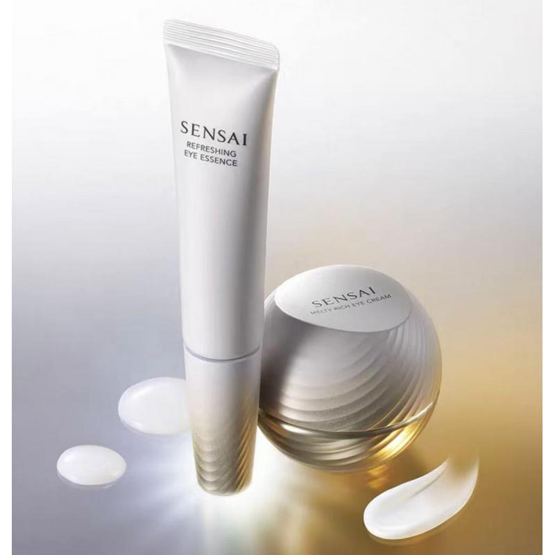 代购：KANEBO嘉娜宝 SENSAI丝光溢彩双效眼部护理套组 眼霜15ml眼精华20ml