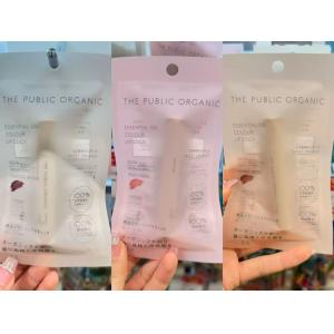 日本 THEPUBLICORGANIC 保湿滋润无添加有色精油润唇膏 4g 三种颜色可选