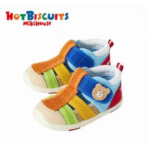 代购：MIKIHOUSE HB网面涉水鞋二段凉鞋 拼色小熊 多尺码可选（72-9303-147）