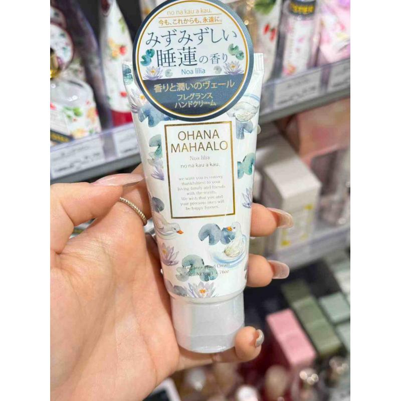 日本ohana mahaalo 限定发售 睡莲 护手霜 50g（缺货退款）