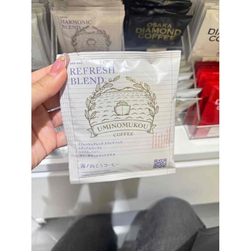 TSUJIMOTO辻本咖啡 UMINOMUKOU海之向 REFRESH BLEND 清爽焕新中度烘焙拼配挂耳咖啡 1杯入（可以发包税）
