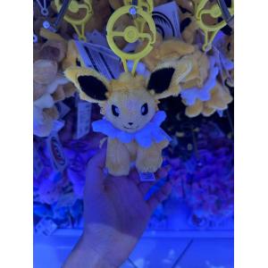 精灵宝可梦 精灵球钥匙扣 雷伊布 毛...
