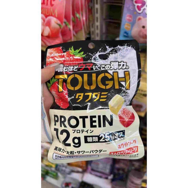 卡巴也KABAYA TOUGH 大颗粒软糖 草莓汽水味 80g（任意路线可发）