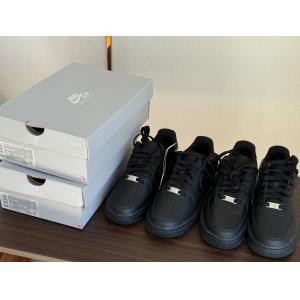 《入库后提交辽宁仓包邮专线》NIKE耐克AirForce1 纯黑 女款鞋子 全新带吊牌（盒子有运输瑕疵）